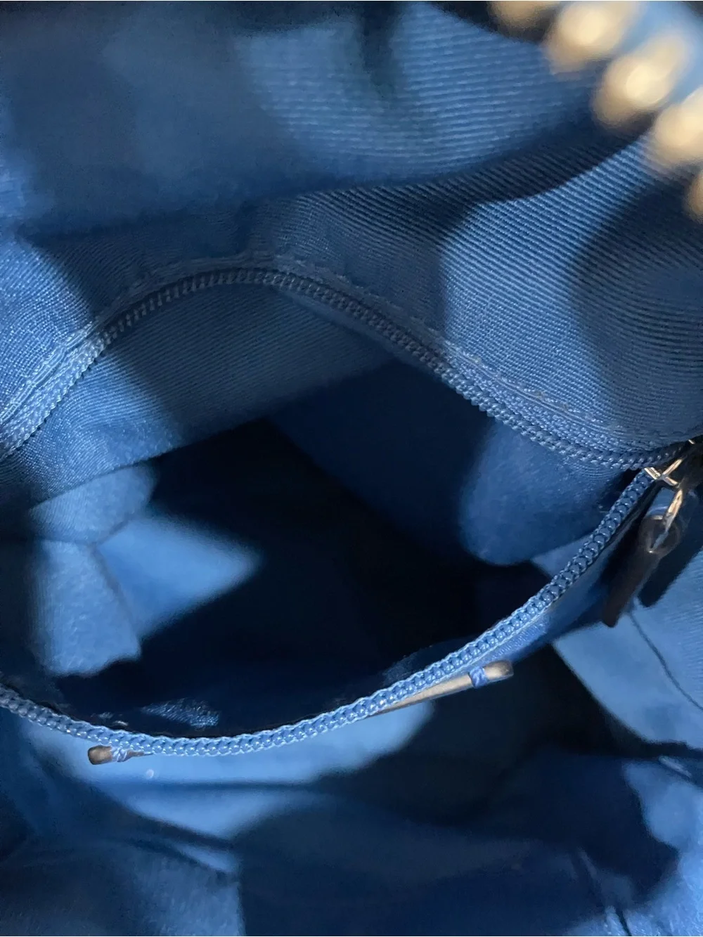 Coach Pebbled Leather Mini Backpack in Cobalt Blue